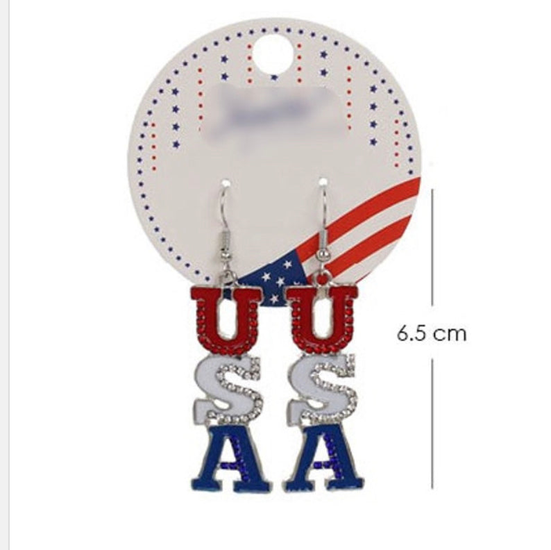 Team USA Earrings
