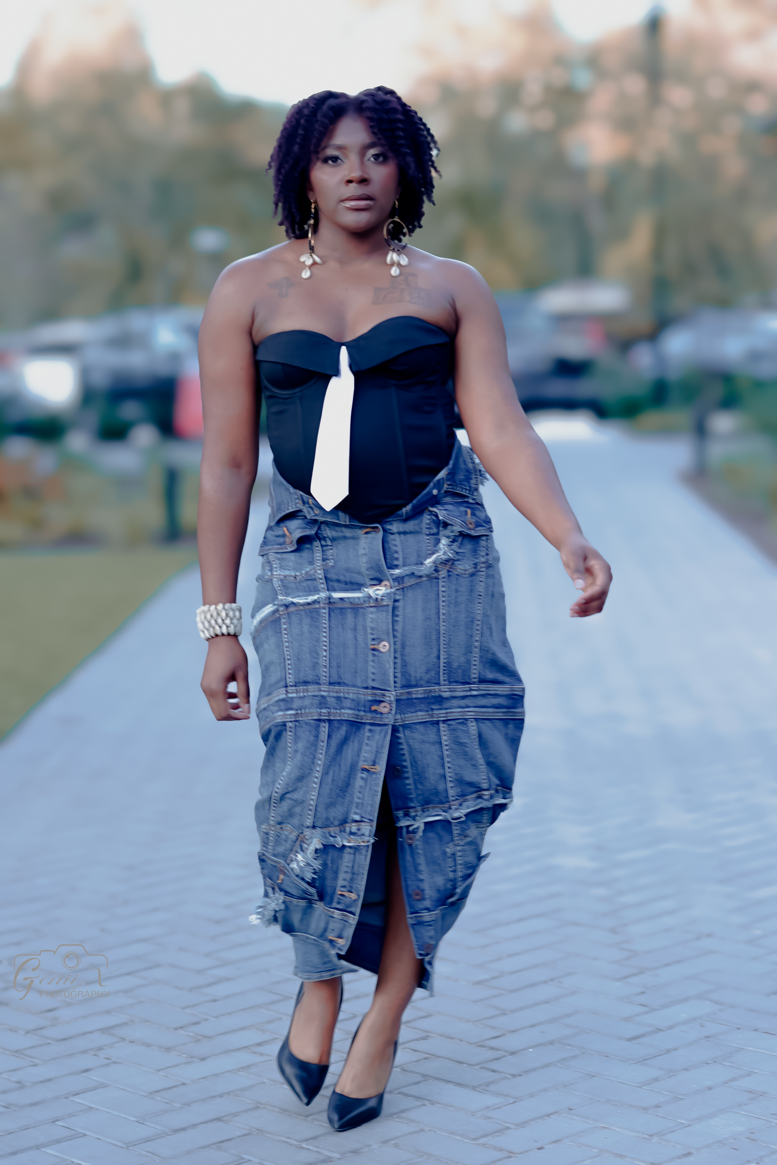 First Rodeo Jean Skirt