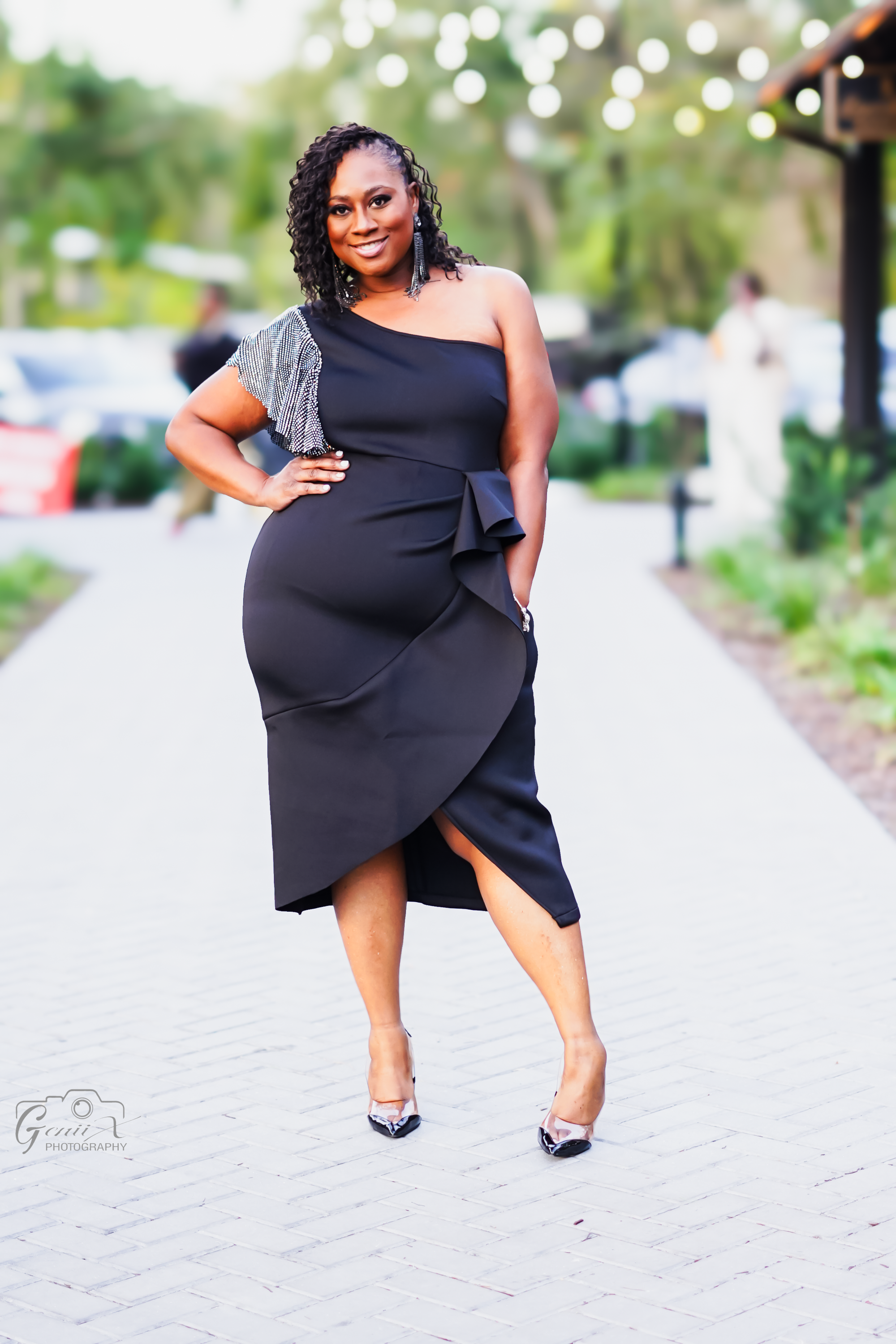 Pure Pressure One Shoulder Dress