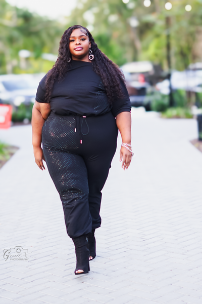 Black Out Jogger Set