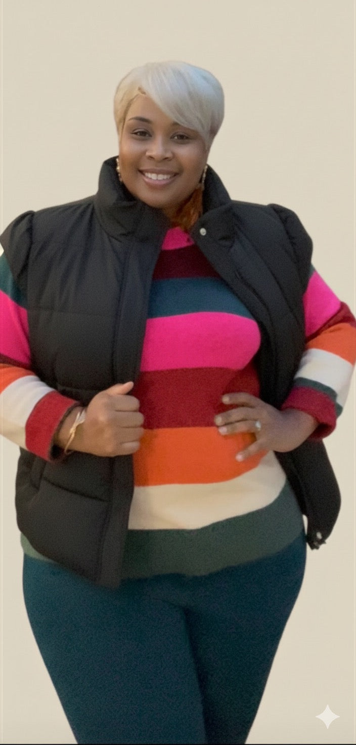 Cuteness in the Winter Puffer Vest