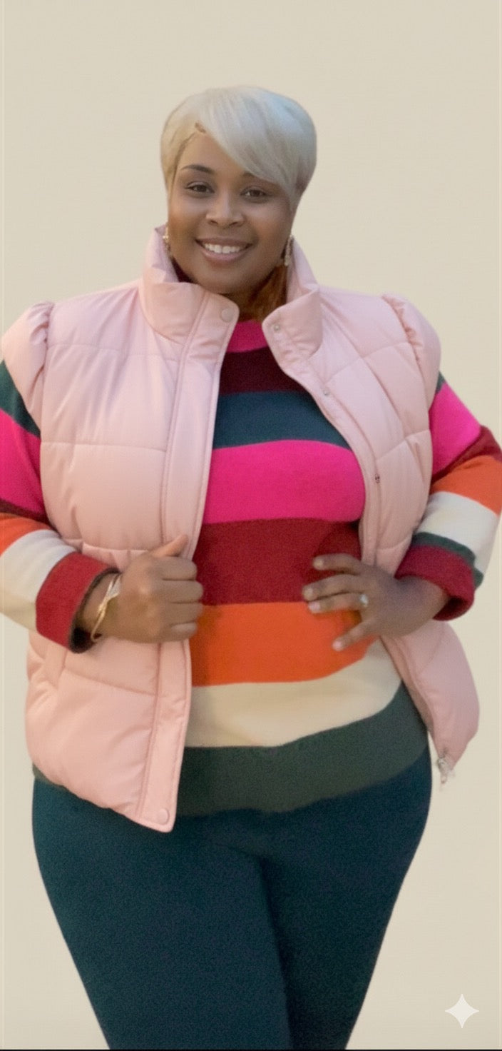 Cuteness in the Winter Puffer Vest